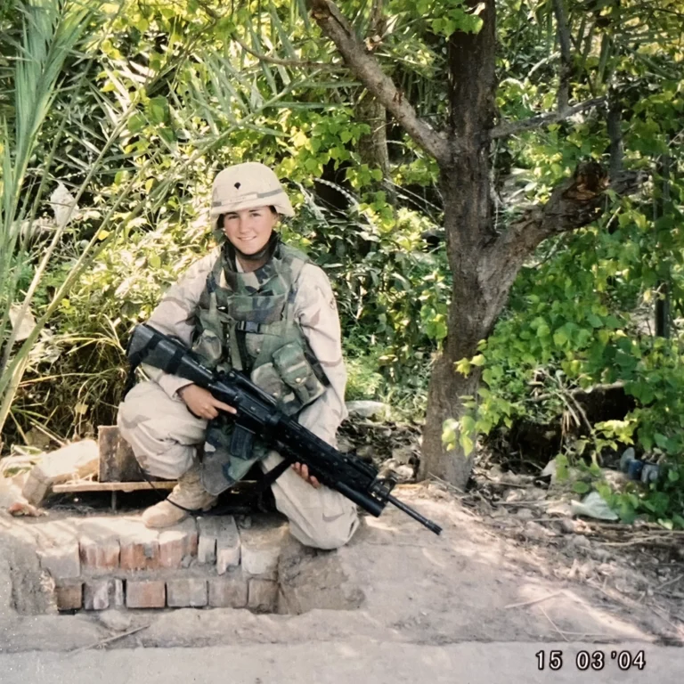 Portrait of Shaina Kilcoyne, Alaskan and U.S. Army Veteran
